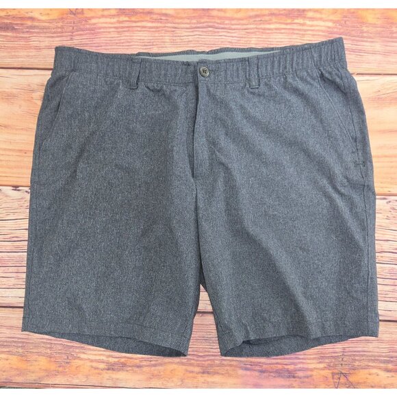 Under Armour Mens Gray Heathered Golf Shorts Size 42 - Picture 1 of 7